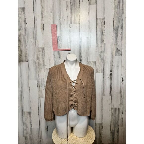 NUDE brown sweater size large - Picture 1 of 7